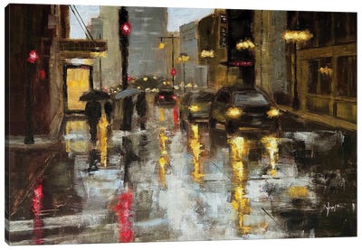 Rainy Afternoon Canvas Art Print - Yangzi Xu
