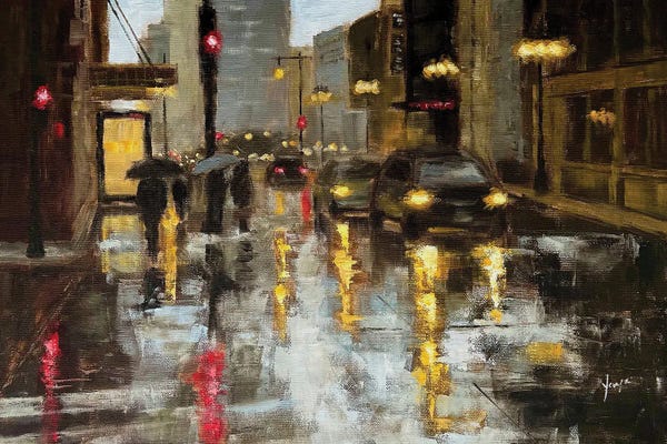 Canvas Print: Rainy Afternoon by Yangzi Xu