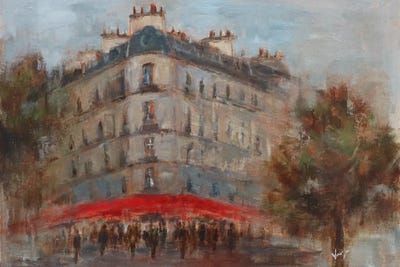 Paris Dream by Yangzi Xu framed canvas print