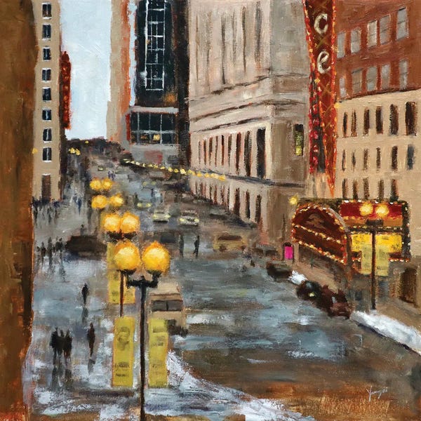 Canvas Print: Winter Morning, Quiet Drama by Yangzi Xu