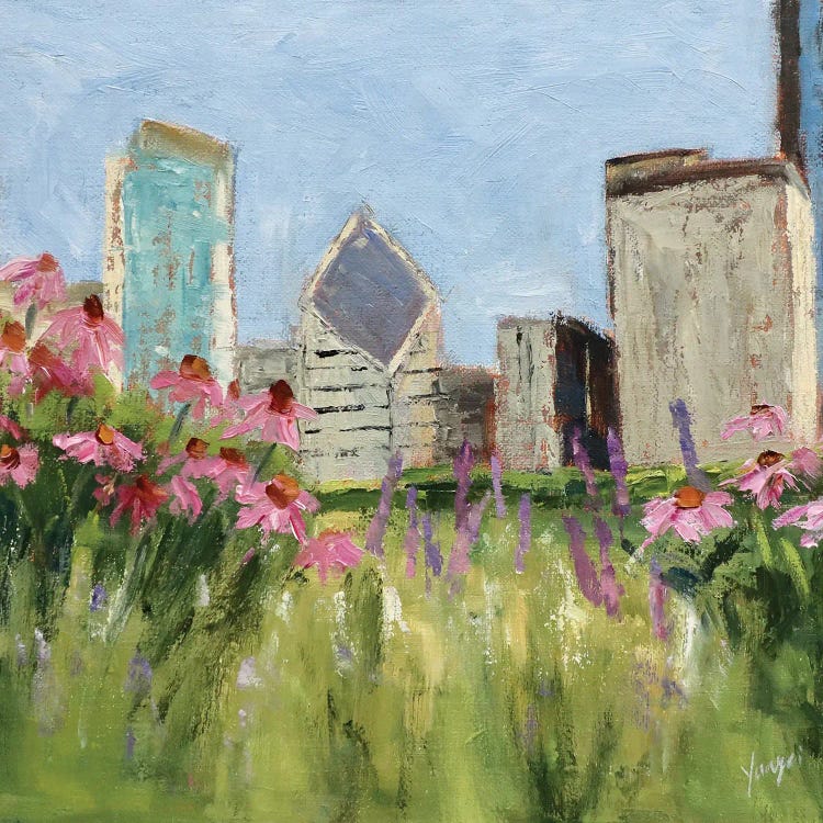 Lurie Garden With Coneflowers