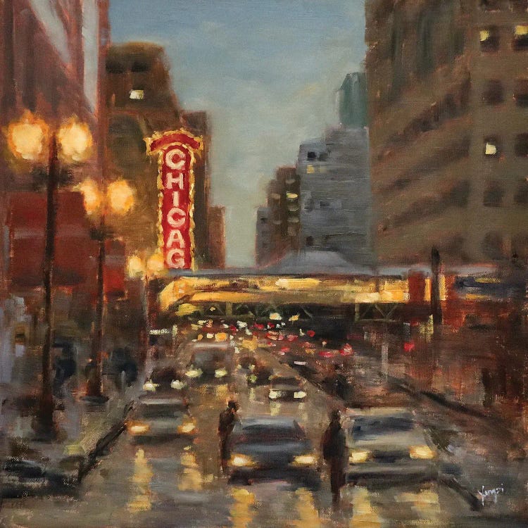 Evening Glimmer On State by Yangzi Xu canvas print