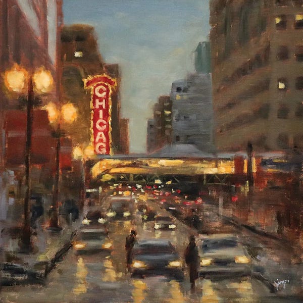 Evening Glimmer On State