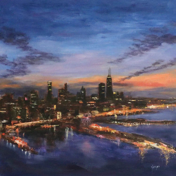 Dusk Illumination by Yangzi Xu wall art