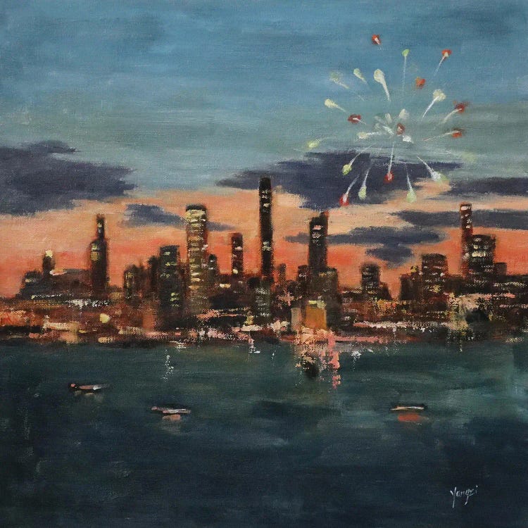 Spark And Glow by Yangzi Xu wall art