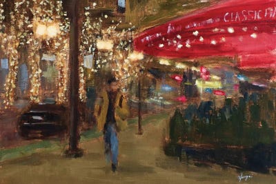 Art by Asian & Pacific Islander Artists - Canvas Prints: A Moment In December by Yangzi Xu