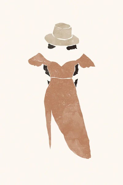 Sienna Summer No. 1 by Yuyu Pont canvas print