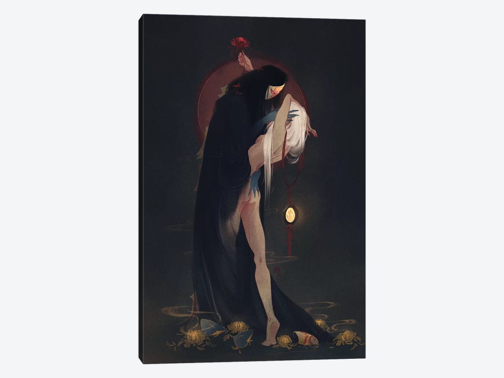 Into The Shadows by Art of Yayu 1-piece Canvas Print