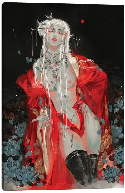 Sins II: Lust Canvas Art Print - Art of Yayu