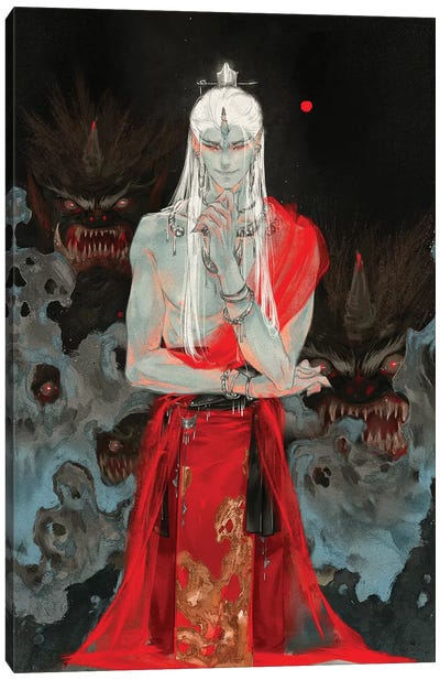 Sins VI: Wrath Canvas Art Print - Art of Yayu