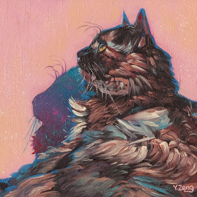 Me And My Soul by Yue Zeng canvas print