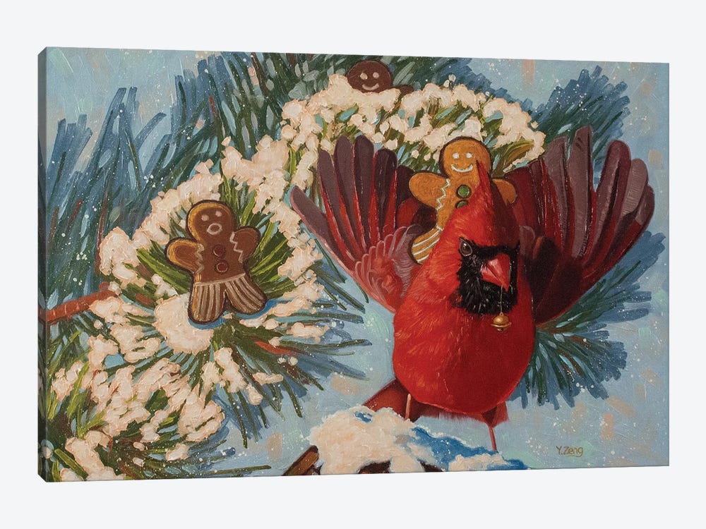 Cardinal Ride by Yue Zeng 1-piece Art Print