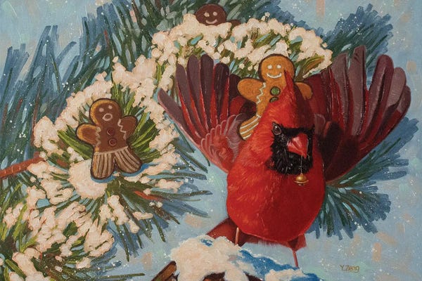 Cardinals: Cardinal Ride by Yue Zeng