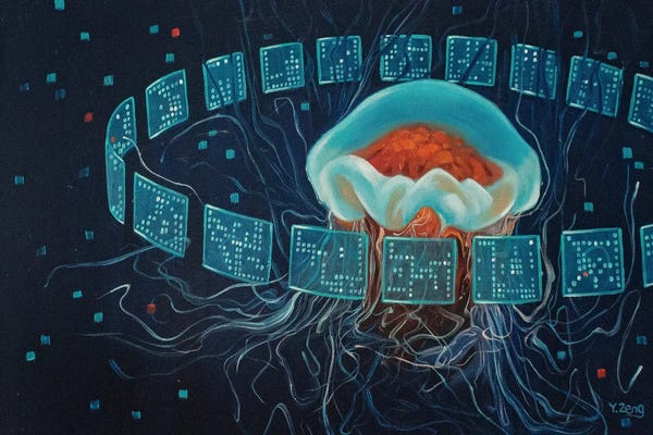 Jellyfish: Cyber Jellyfish by Yue Zeng
