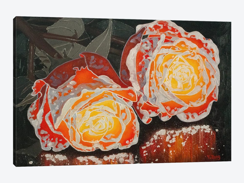 Ash Roses Fantasy by Yue Zeng 1-piece Canvas Artwork