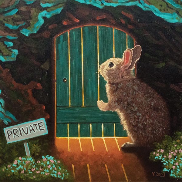 Doors: Knock Knock Rabbit Fantasy by Yue Zeng