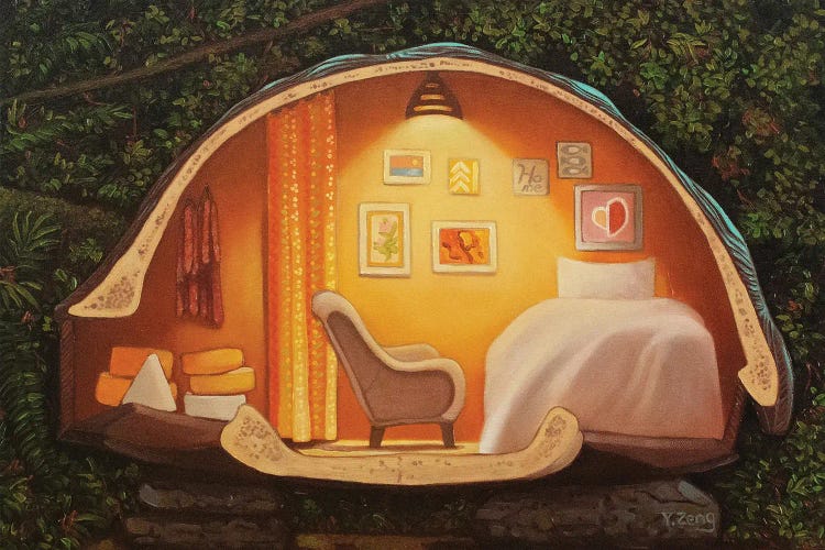Turtle House Fantasy by Yue Zeng wall art