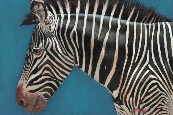 Fine Art Safari: Zebra Profile by Yue Zeng