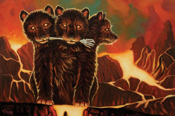 Demons: Hellhound Puppy by Yue Zeng