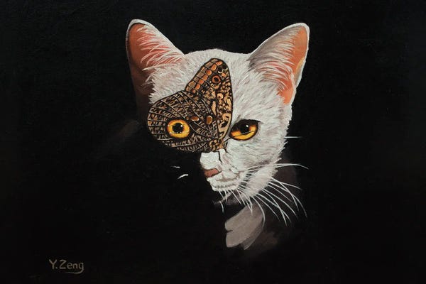 Fine Art Print: The False Eye Oil Painting by Yue Zeng