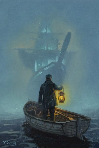 Canvas Print: Ghost Ship by Yue Zeng - thumbnail