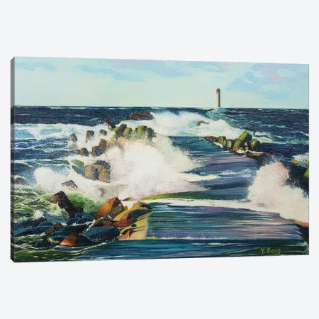 Pathway To Lighthouse Canvas Print #YZG50} by Yue Zeng Canvas Art Print