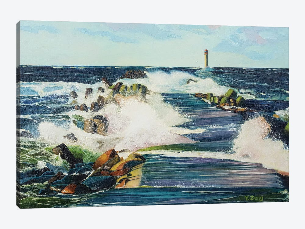 Pathway To Lighthouse by Yue Zeng 1-piece Art Print