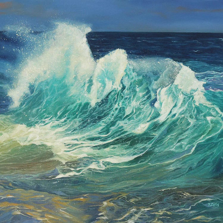 Ocean Waves by Yue Zeng wall art