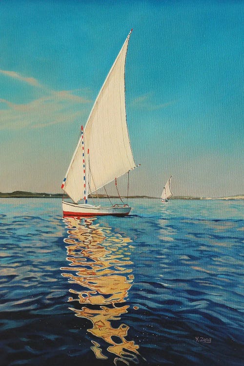 Sail Boat by Yue Zeng wall art