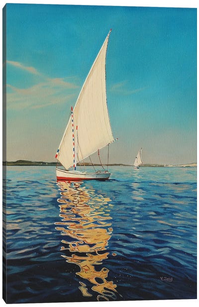 Sail Boat Canvas Art Print - Yue Zeng