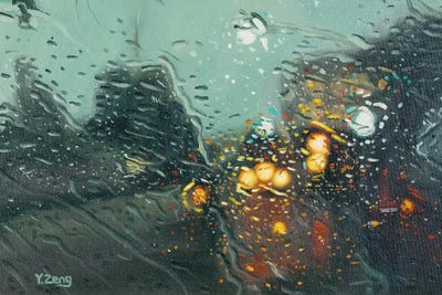 Rainy Street by Yue Zeng canvas print