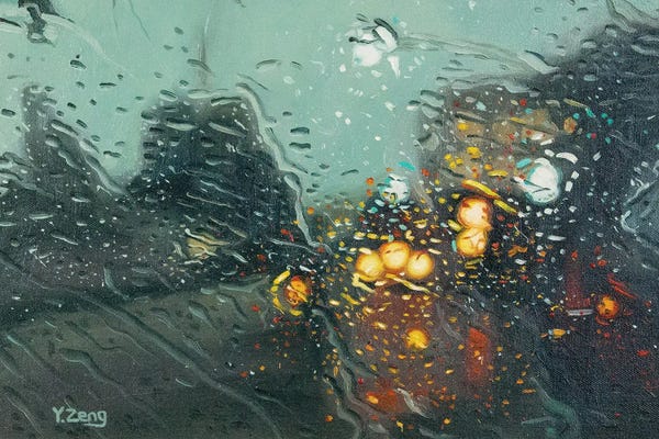 Rain: Rainy Street by Yue Zeng