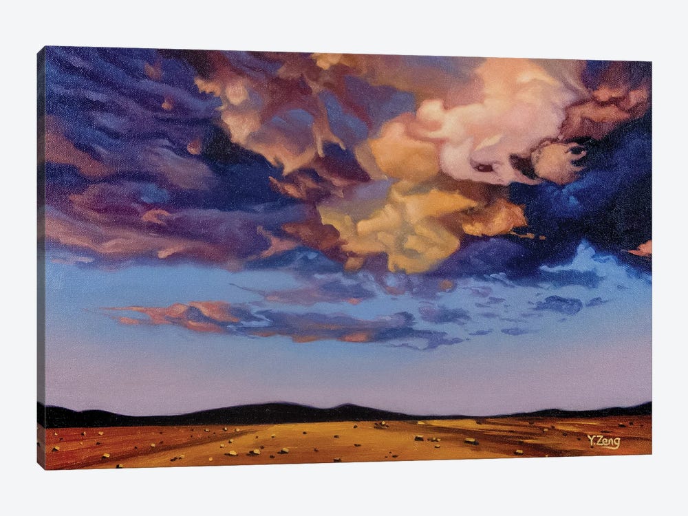 Desert Cloud Oil by Yue Zeng 1-piece Canvas Artwork