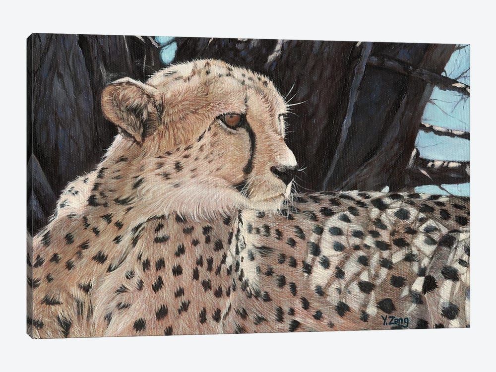 Cheetah by Yue Zeng 1-piece Art Print