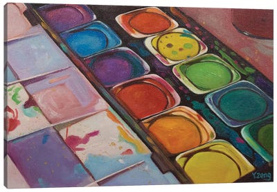 Color Palette Canvas Art Print - Yue Zeng