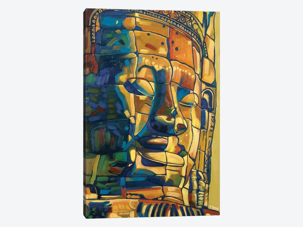 Khmer Smile Oil by Yue Zeng 1-piece Canvas Print
