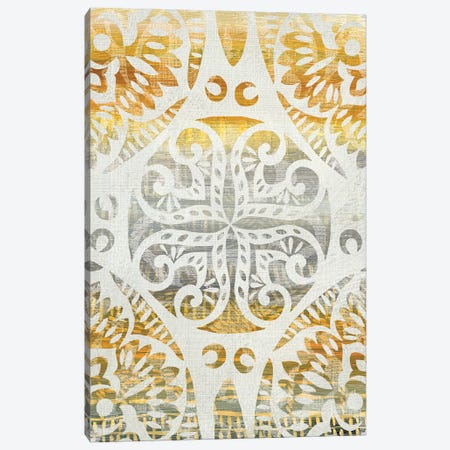 Tapestry Rosette I Canvas Print #ZAR160} by Chariklia Zarris Art Print
