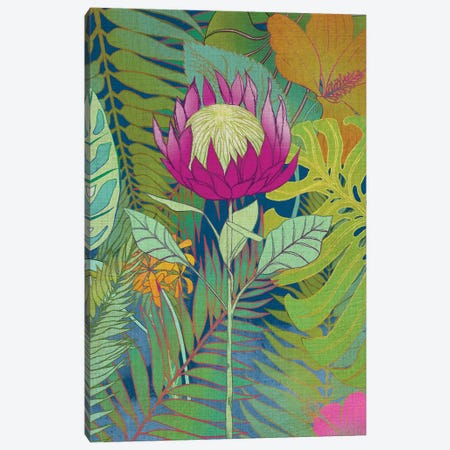 Tropical Tapestry I Canvas Print #ZAR162} by Chariklia Zarris Canvas Art Print