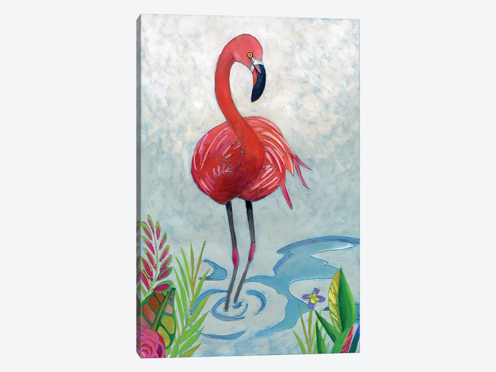 Vivid Flamingo II by Chariklia Zarris 1-piece Art Print