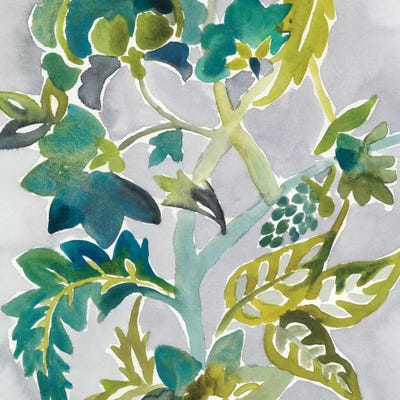 Batik Vines II by Chariklia Zarris framed canvas print