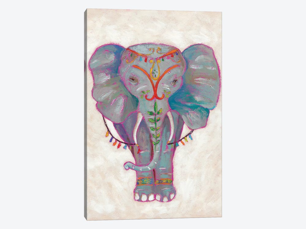 Festival Elephant II by Chariklia Zarris 1-piece Canvas Artwork