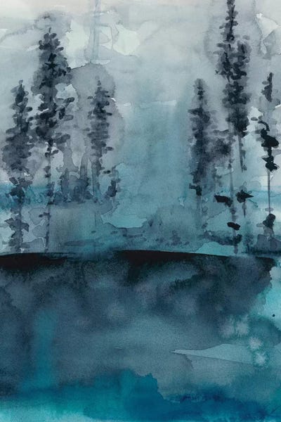 Winter Woods I by Chariklia Zarris framed canvas print