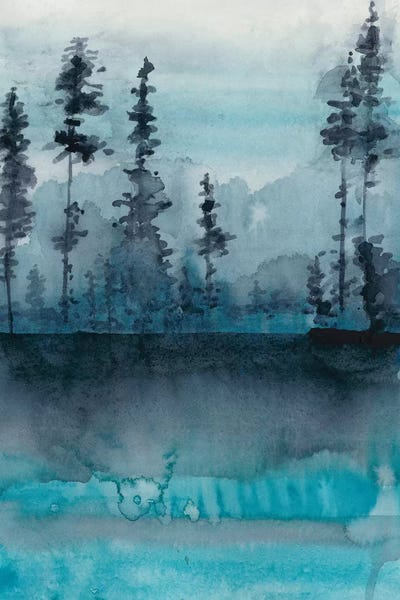 Winter Woods II by Chariklia Zarris framed canvas print