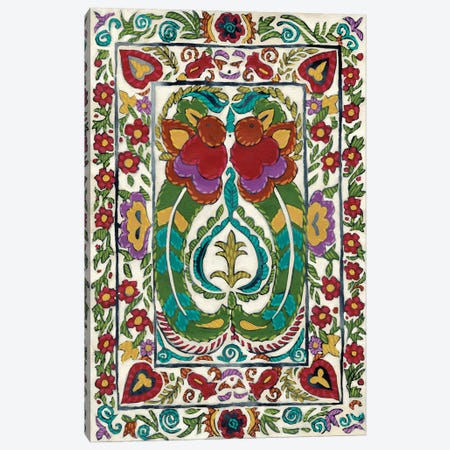 Batik Embroidery III Canvas Print #ZAR350} by Chariklia Zarris Canvas Artwork
