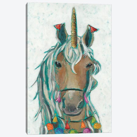 Fiesta Unicorn II Canvas Print #ZAR478} by Chariklia Zarris Canvas Print