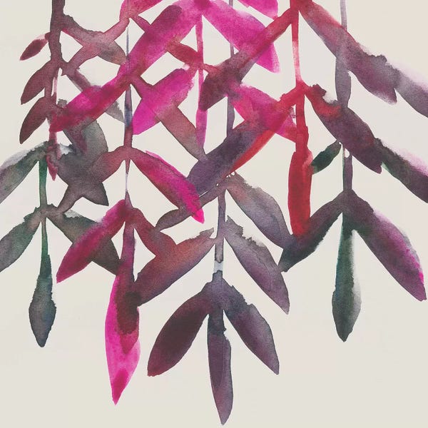 Chariklia Zarris: Fuchsia Vine II by Chariklia Zarris