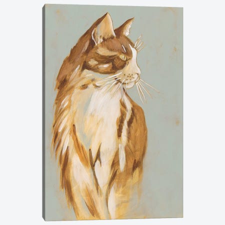 Lap Cat I Canvas Print #ZAR504} by Chariklia Zarris Canvas Wall Art