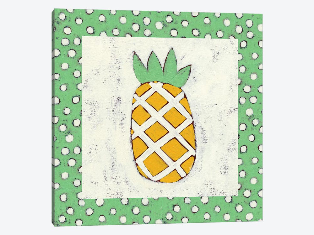 Pineapple Vacation II 1-piece Canvas Print