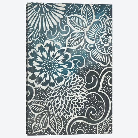 Floral Batik II Canvas Print #ZAR542} by Chariklia Zarris Canvas Print