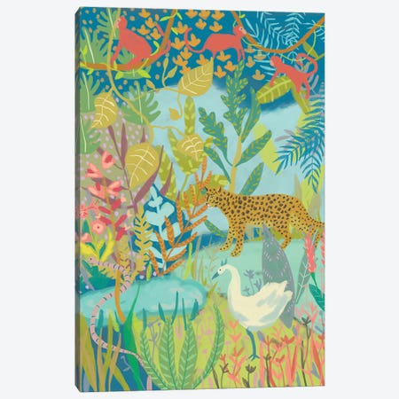 Jungle Dreaming I Canvas Print #ZAR593} by Chariklia Zarris Canvas Artwork